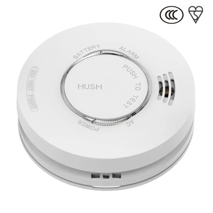 Alarm kouře napájení ze strany společnosti s baterií